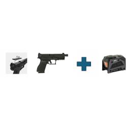 Pack Pistolet SPRINGFIELD ECHELON 4.5 TB cal.9x19 noir point rouge MPS Steiner