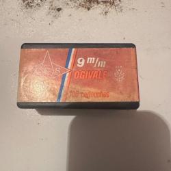 Balle ogivale 9/9mm
