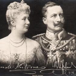 Carte postale de Guillaume II et Augusta Victoria -N&deg;8714