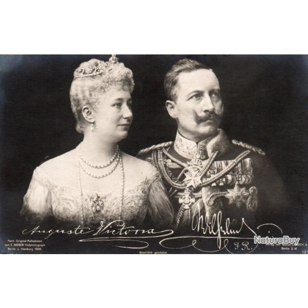 Carte postale de Guillaume II et Augusta Victoria -N�8714