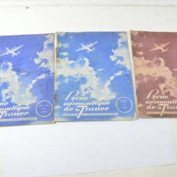 Lot Revue a&eacute;ronautique de France, septembre octobre 1947 num&eacute;ro 5, 1 janvier f&eacute;vrier mars 1948, 4