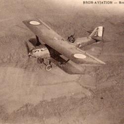 Carte postale ancienne - Bron Aviation - Br&eacute;guet XIX -N&deg;8717