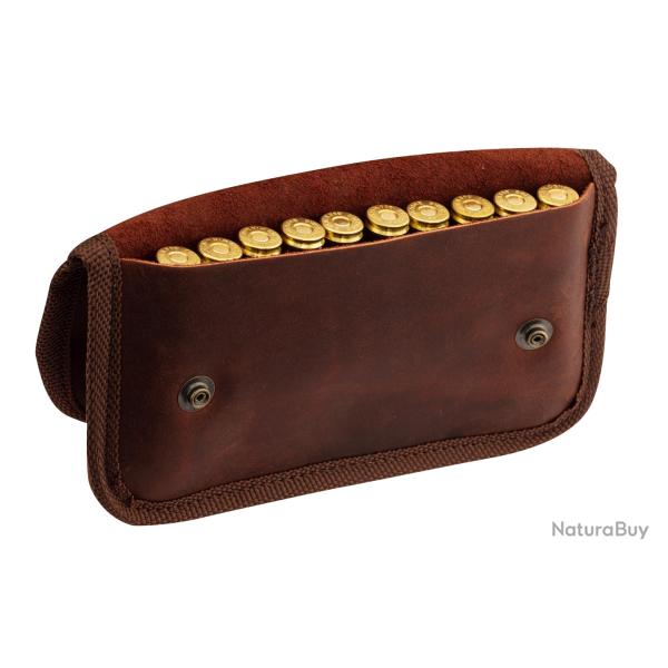 Pochette cartouchi�re en cuir 10 BALLES