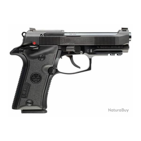 Pistolet Beretta 80X Cheetah noir cal. 7.65mm SA/DA 12cps 99mm