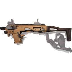 Conversion GLOCK RONI Micro CAA G&eacute;n&eacute;ration 4 X pour Glock 17/19/45 Gen6 TAN