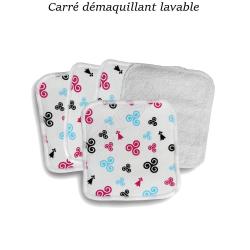Carr&eacute;s D&eacute;maquillants lavables Bretagne
