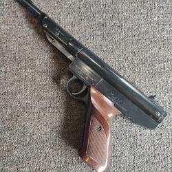 Luftpistol allemand pistolet &agrave; plombs et air comprim&eacute; EMGE mod&egrave;le LP3 calibre 4,5mm non fonctionnel