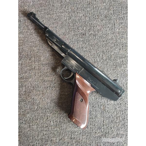 Luftpistol allemand pistolet � plombs et air comprim� EMGE mod�le LP3 calibre 4,5mm non fonctionnel