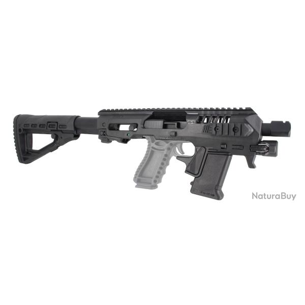 Conversion GLOCK RONI Micro CAA G�n�ration 4 X SBS pour Glock 17/19/45 GEN6 Noire