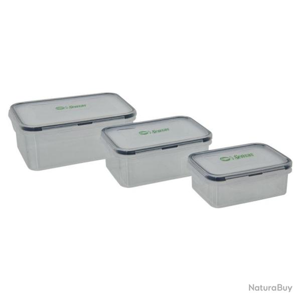 SET BOITES ETANCHES SENSAS 3 PCS