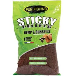 PELLETS COLLANTS FUN FISHING STICKY PELLETS 2 MM - 700 G SWEET CORN