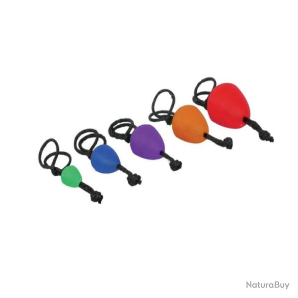 CONNECTEURS DACRON FUN FISHING POUR ELASTIQUE - X2 ORANGE XL