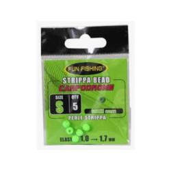 PERLES DE REGLAGE FUN FISHING STRIPPA POUR ELASTIQUE ROUGE &Oslash;10