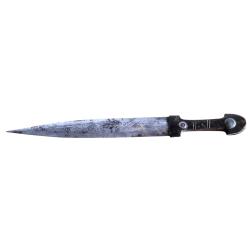 Militaria ancien Kama kindjal / kandjar Caucase / Ottoman Dat&eacute; 1320 H&eacute;gire (1902)