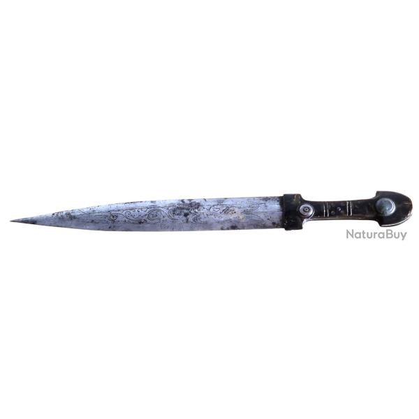 Militaria ancien Kama kindjal / kandjar Caucase / Ottoman Dat� 1320 H�gire (1902)