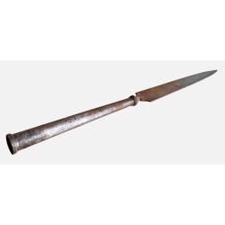 Militaria ancien fer de lance Soudan Mahdiste / Derviche XIXe � Gravures talismaniques