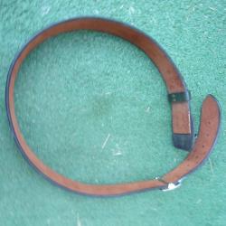 ceinturon Bianchi noire 5,5 cm de large  109 cm