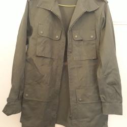 veste militaire vintage 110L couleur kaki multipoches chasse foret rando bivouac
