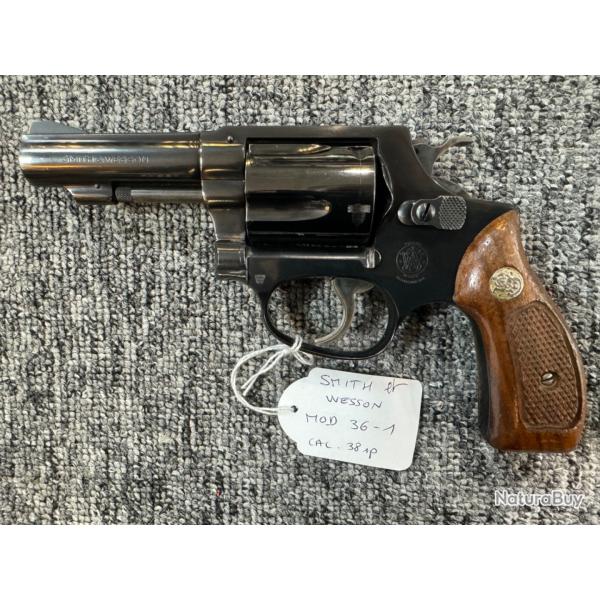 Smith&Wesson Mod 36-1 cal .38sp  3 pouces