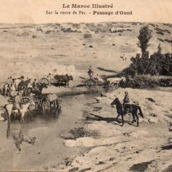 Carte Postale Ancienne - Le Maroc Illustr&eacute;, Passage d'Oued -N&deg;8719