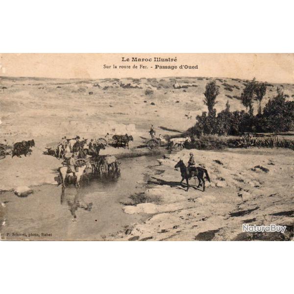 Carte Postale Ancienne - Le Maroc Illustr�, Passage d'Oued -N�8719