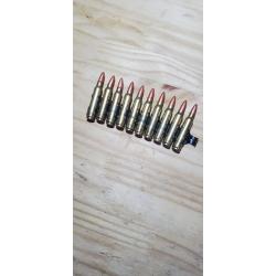 Lot de 10 cartouches factices 5.56 airsoft