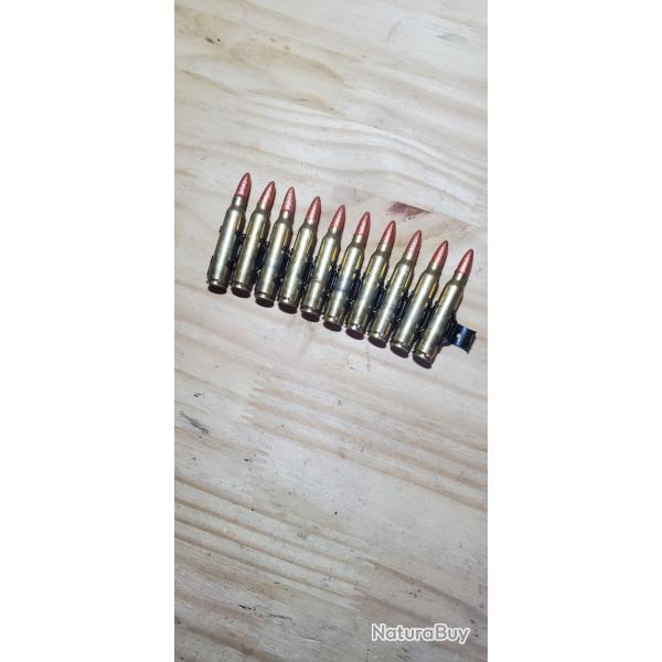 Lot de 10 cartouches factices 5.56 airsoft