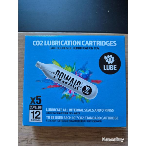 Cartouches co2 d'entretien Powair