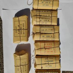 Reproduction paquet cartouches lebel ww1/ww2 (lot de 4 paquets)