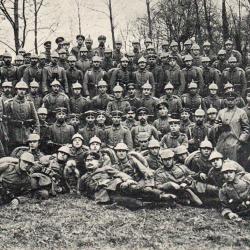 Carte postale de soldats allemands de la Premi&egrave;re Guerre mondiale -N&deg;8724