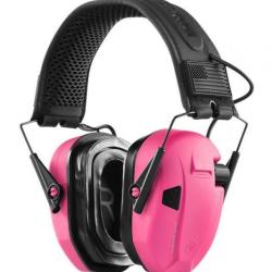 Casque antibruit &eacute;l&eacute;ctronique Savior couleur rose