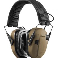 Casque antibruit &eacute;l&eacute;ctronique Savior couleur sable