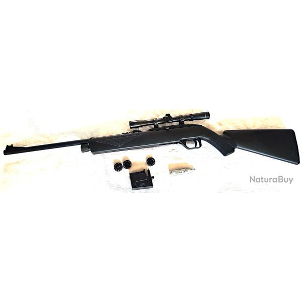 Carabine CROSMAN mod�le 1077 calibre 4.5mm � sparklet CO2 12g + lunette