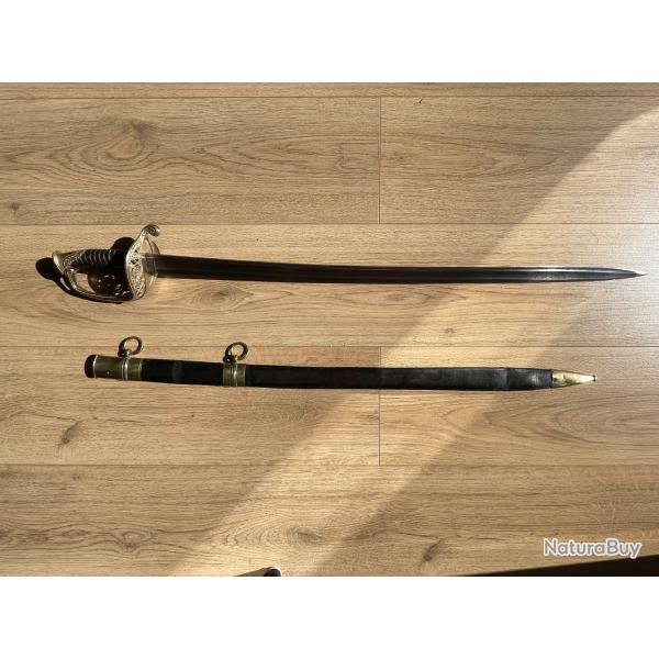 Sabre d'officier d'infanterie mod�le 1845 monarchie de Juillet