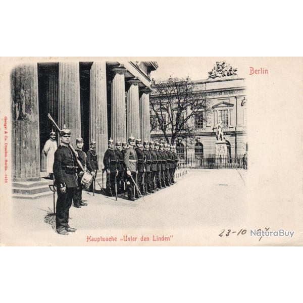 Carte postale de Berlin, Hauptwache "Unter den Linden" -N�87236