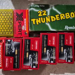 Lot de 1250 cartouches 22LR