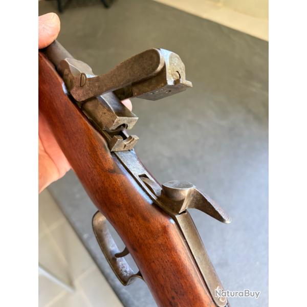CARABINE JARDIN 9mm FLOBERT. WARNANT MECH. ETAT TRES BON. CAT D.