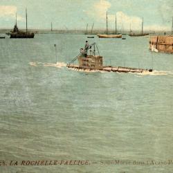 Carte Postale La Rochelle-Pallice Sous-Marin -N&deg;87243