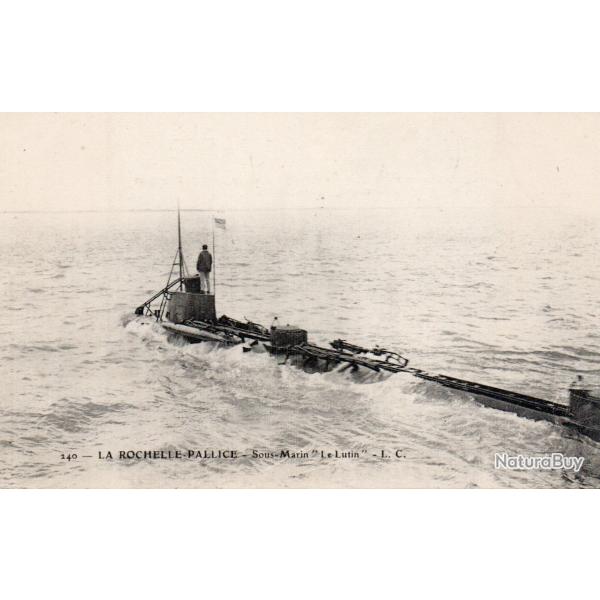 Carte Postale Sous-Marin Le Lutin La Rochelle-Pallice -N�87245