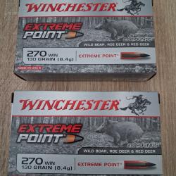 Livraison offerte ! Deux bo&icirc;tes de 270Win Extreme Point 130gr