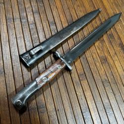 Ba&iuml;onnette Mauser M24 FN Herstal / Zbrojovka Export - TBE WW2 / Militaria