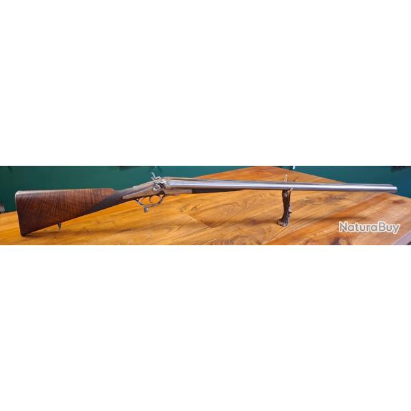 Fusil � chiens exterieurs Juxtapos� artisan belge cal.12/65