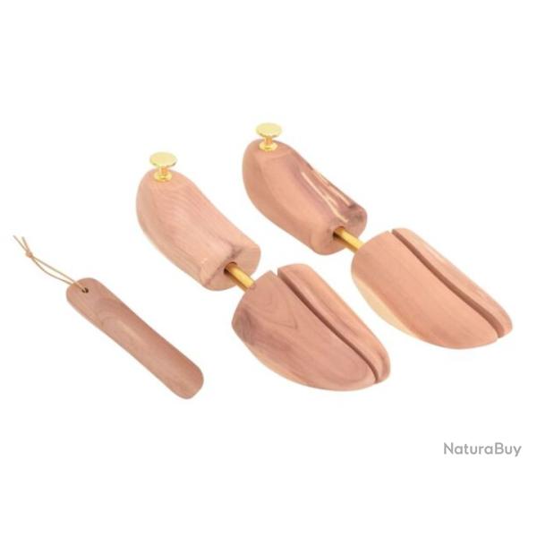 Tendeur chaussures bois c�dre EU 42 43,5 r�glable avec chausse pied