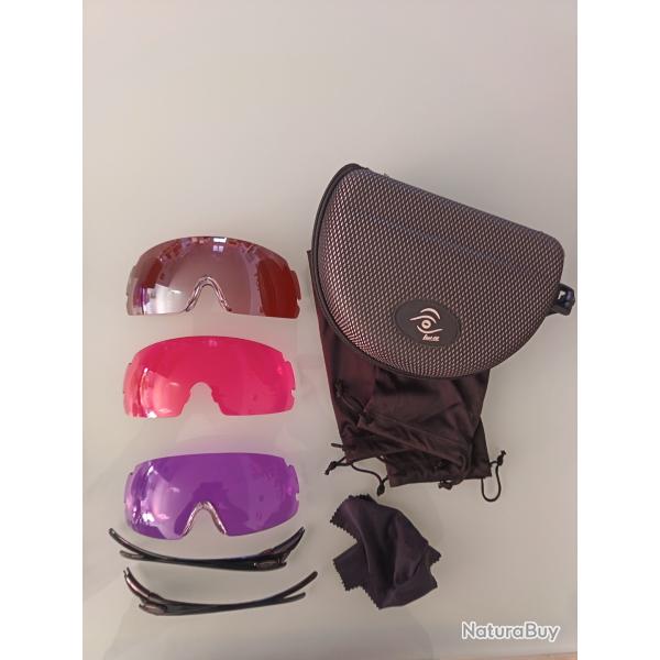 Lunettes de tir Shoot-Off Master + 3 verres  P.Boutin Sport