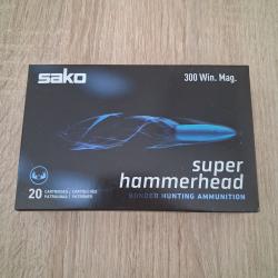 Livraison offerte ! Une boite de Sako 300WM Super Hammerhead 180gr