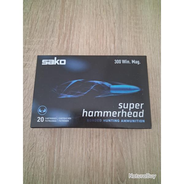 Livraison offerte ! Une boite de Sako 300WM Super Hammerhead 180gr