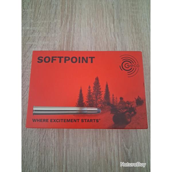 Livraison offerte ! Une bo�te de GECO 9.3x74R Softpoint 1/2 blind�e