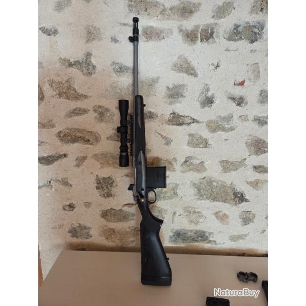 KIT "SCOUT" : Ruger Scout + Burris Scout + 4 chargeurs + collier rapide - ETAT PARFAIT