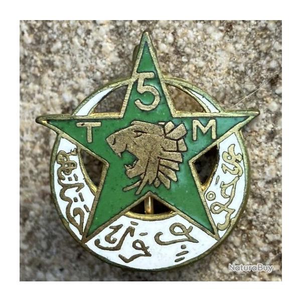 5� Rgt de Tirailleurs Marocains, �mail, Drago Beranger,R�duction