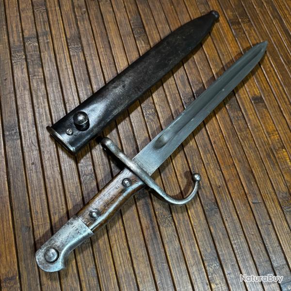 RARE BAIONNETTE TURQUE 1890-1935 Asker� Fabrika (Manufactures Militaires Turques)